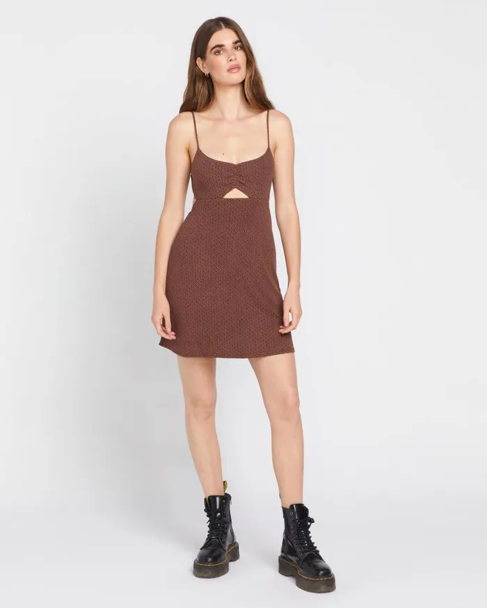Desert Dazin Dress 8211 Espresso Womens Volcom Dresses