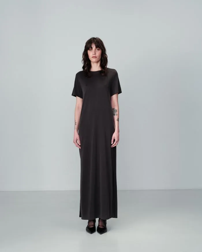 DRESS ANTHRACITE NINA Shop Grace and Mila Long Dresses