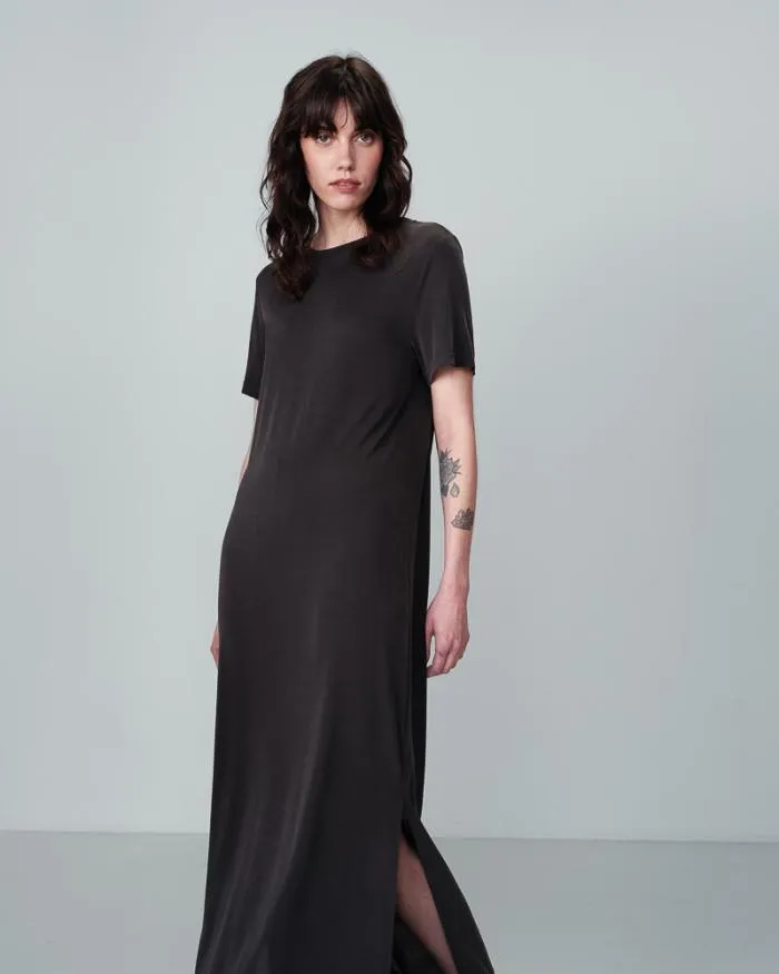 DRESS ANTHRACITE NINA Shop Grace and Mila Long Dresses