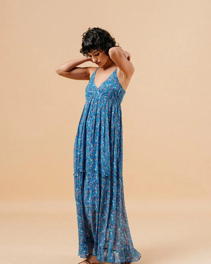 DRESS BLEU MARION Shop Grace and Mila Printed Dresses