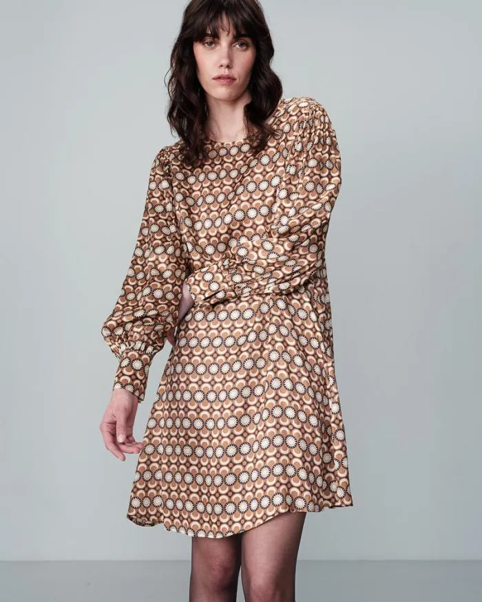 DRESS CAMEL NUIT Shop Grace and Mila Printed Dresses