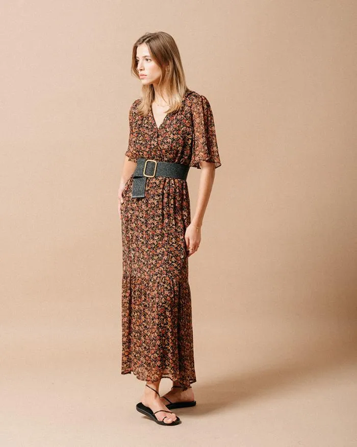 DRESS ECRU MARISSA Shop Grace and Mila Printed Dresses