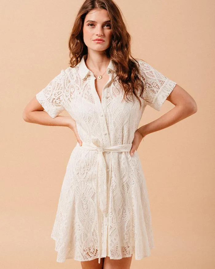 DRESS ECRU MOLIERE Shop Grace and Mila Formal Dresses