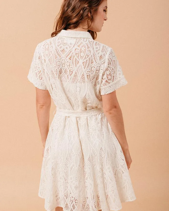 DRESS ECRU MOLIERE Shop Grace and Mila Formal Dresses