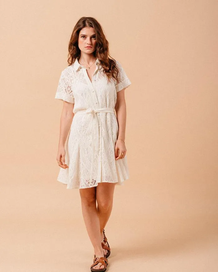 DRESS ECRU MOLIERE Shop Grace and Mila Formal Dresses