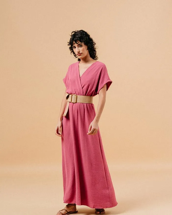 DRESS FUCHSIA MAUD Shop Grace and Mila Long Dresses