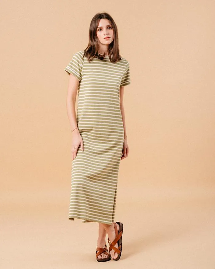 DRESS KAKI MONTMARTRE Shop Grace and Mila Printed Dresses