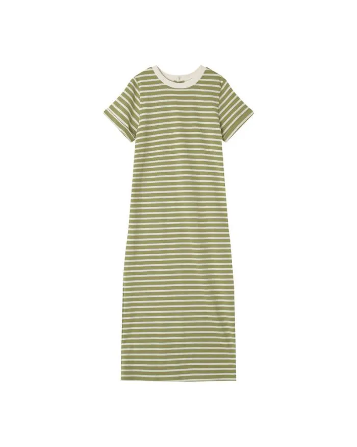 DRESS KAKI MONTMARTRE Shop Grace and Mila Printed Dresses