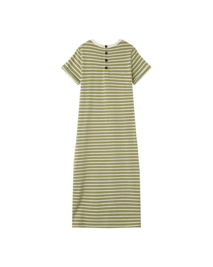 DRESS KAKI MONTMARTRE Shop Grace and Mila Printed Dresses