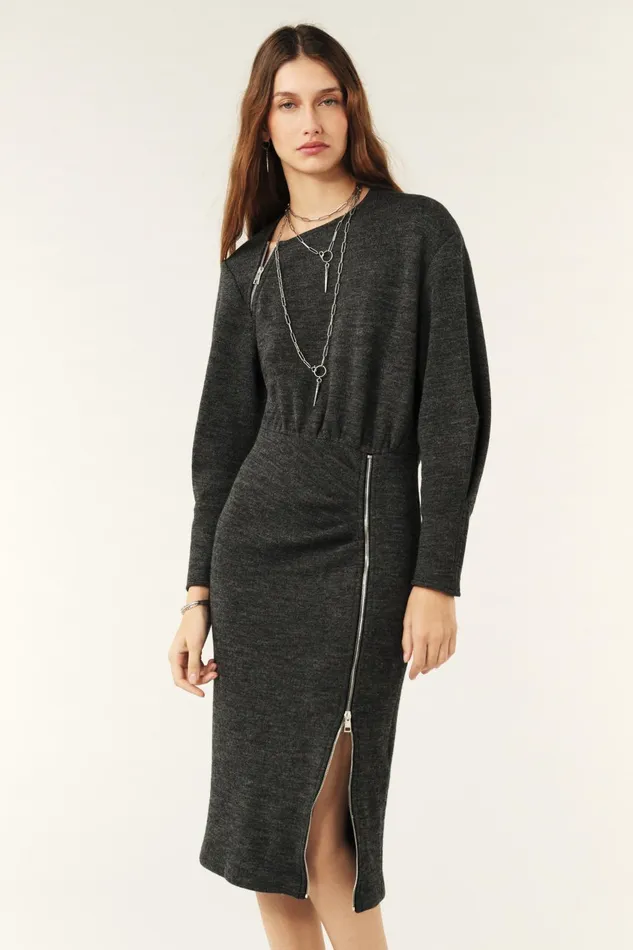 Dress Mimo Gray Women Baandsh Dresses