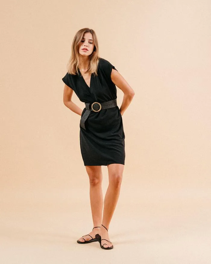 DRESS NOIR MARILOU Shop Grace and Mila Short Dresses