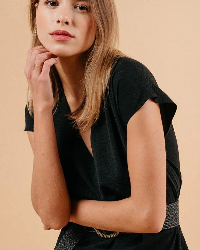 DRESS NOIR MARILOU Shop Grace and Mila Short Dresses