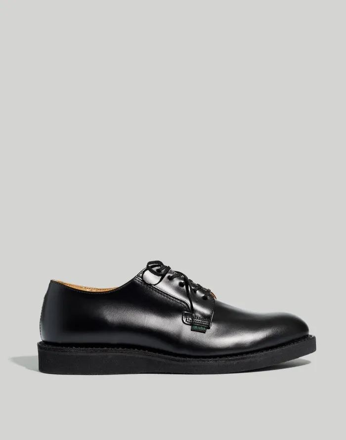 Dress Shoes and Loafers Men Madewell Red Wing Postman Oxfords Black Leather