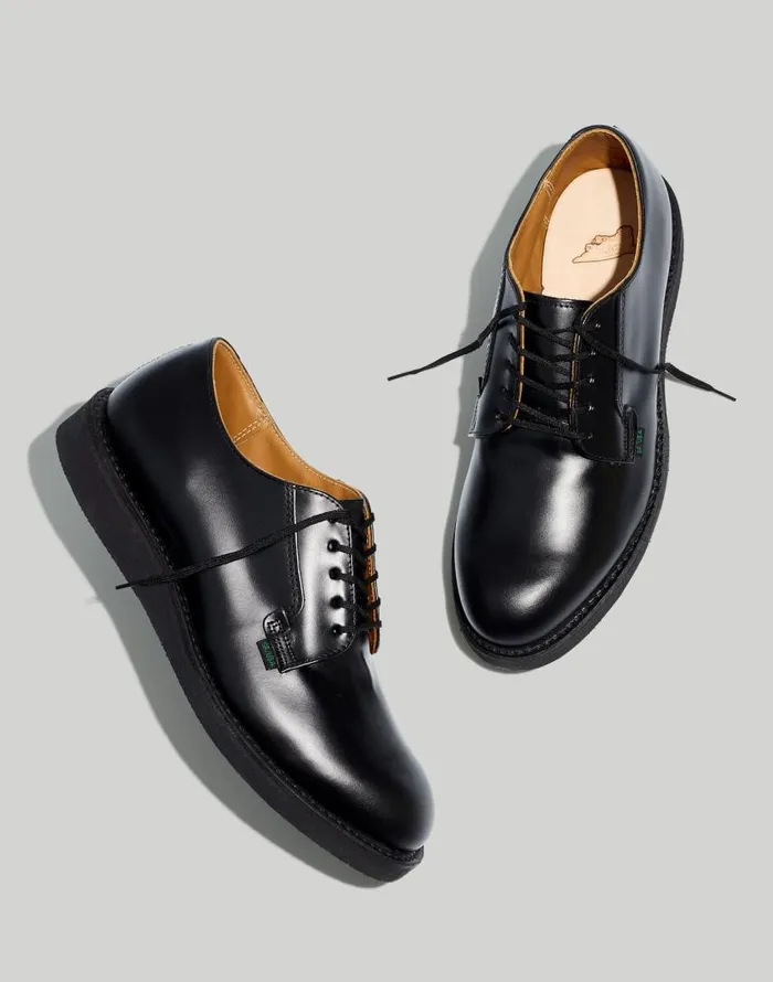 Dress Shoes and Loafers Men Madewell Red Wing Postman Oxfords Black Leather