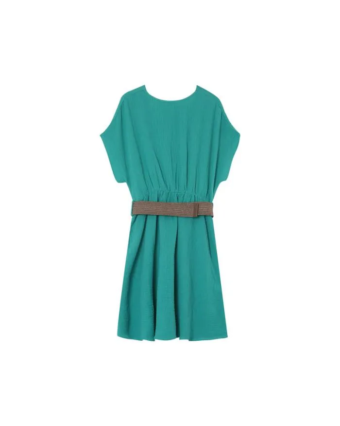 DRESS VERT MYRTILLE Shop Grace and Mila Short Dresses