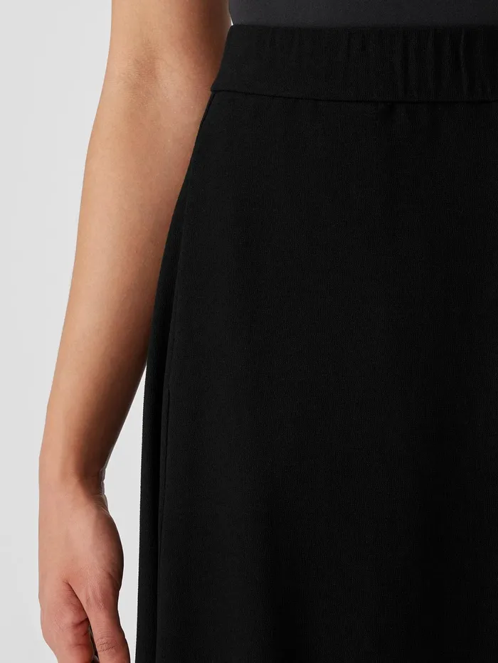 Dresses and Skirts Women Eileen Fisher Washable Stretch Crepe Lantern Skirt Black