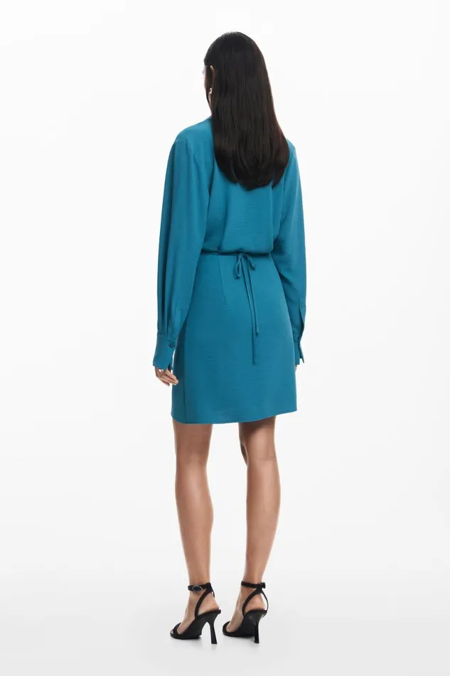 Dresses And Jumpsuits Women Desigual Shirt Dress Blue