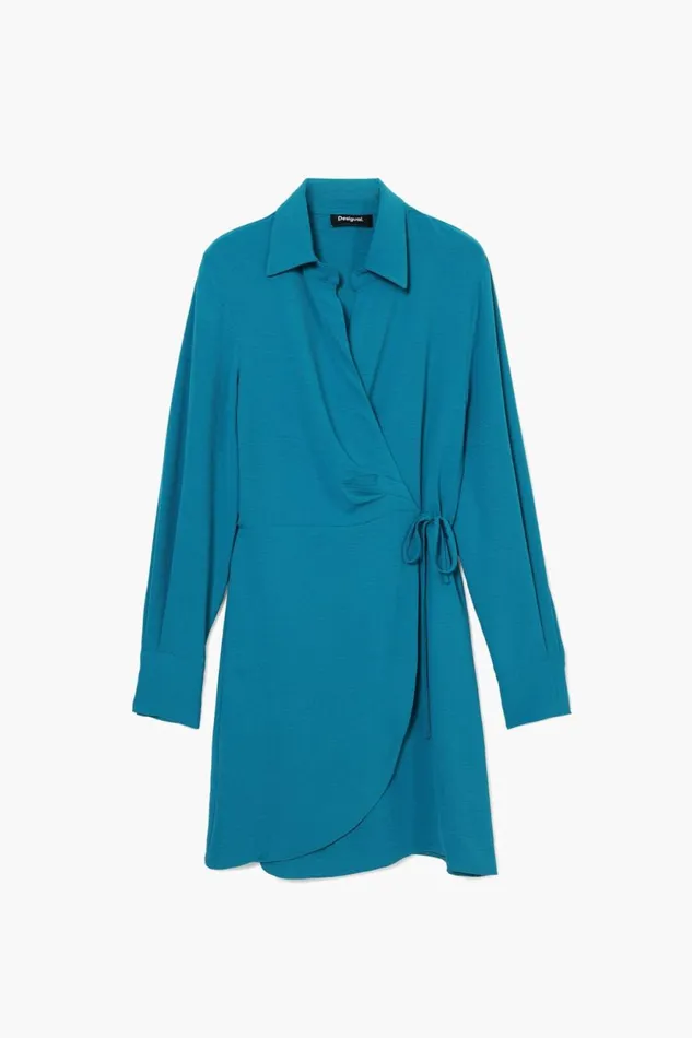 Dresses And Jumpsuits Women Desigual Shirt Dress Blue