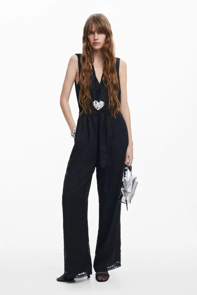 Dresses And Jumpsuits Women Desigual Trousers Black