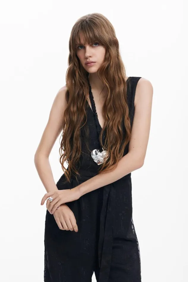 Dresses And Jumpsuits Women Desigual Trousers Black