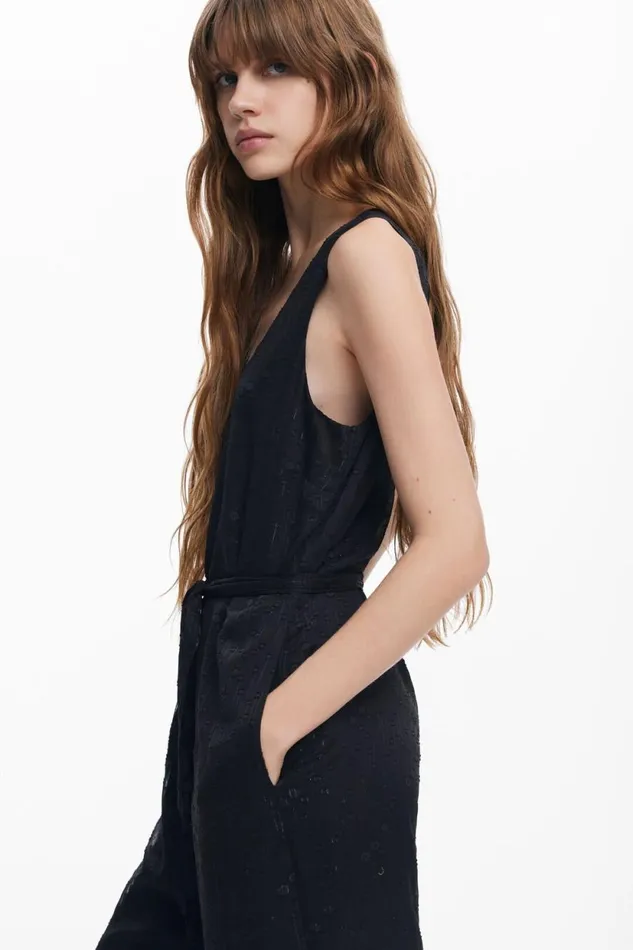 Dresses And Jumpsuits Women Desigual Trousers Black