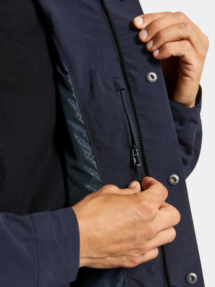 Dunbar Jacket Dark Night Blue Men Didriksons Spring Jackets