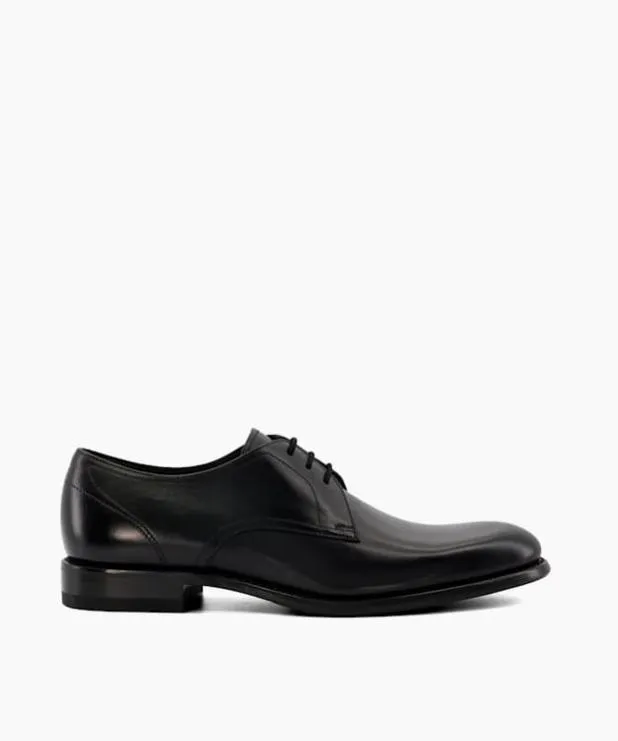 Dune London Black Shoes Men Smart Derby Shoes Black