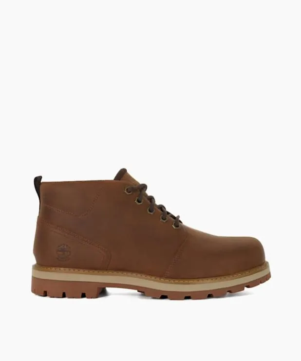 Dune London Brown Boots Men LaceUp Waterproof Chukka Boots Brown