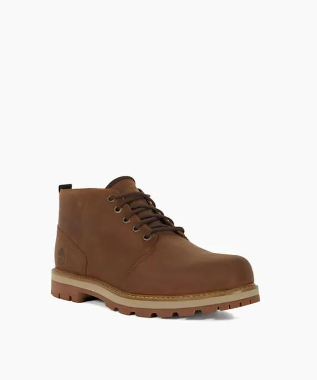 Dune London Brown Boots Men LaceUp Waterproof Chukka Boots Brown