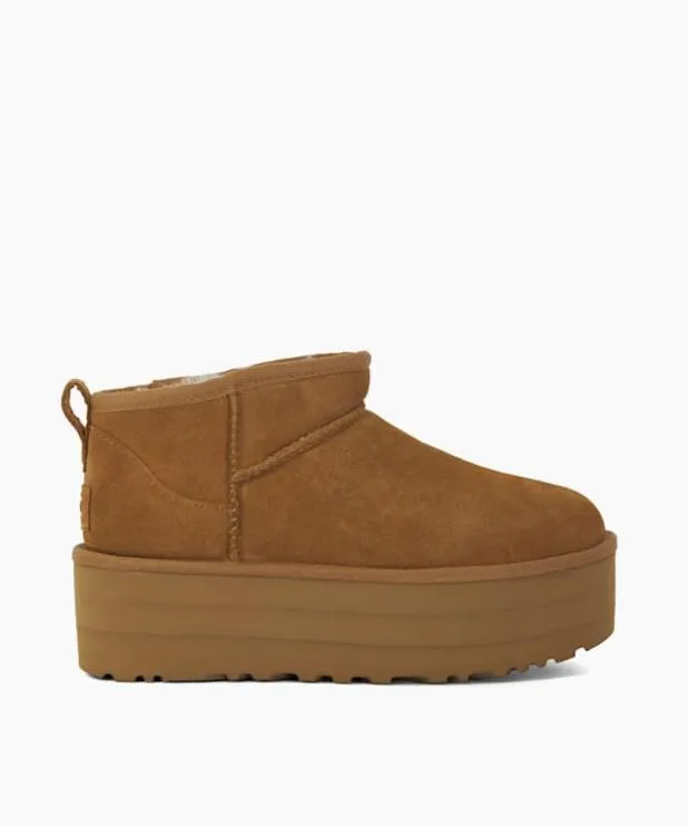 Dune London Brown Boots Women Ultra Mini Platform Boots Brown