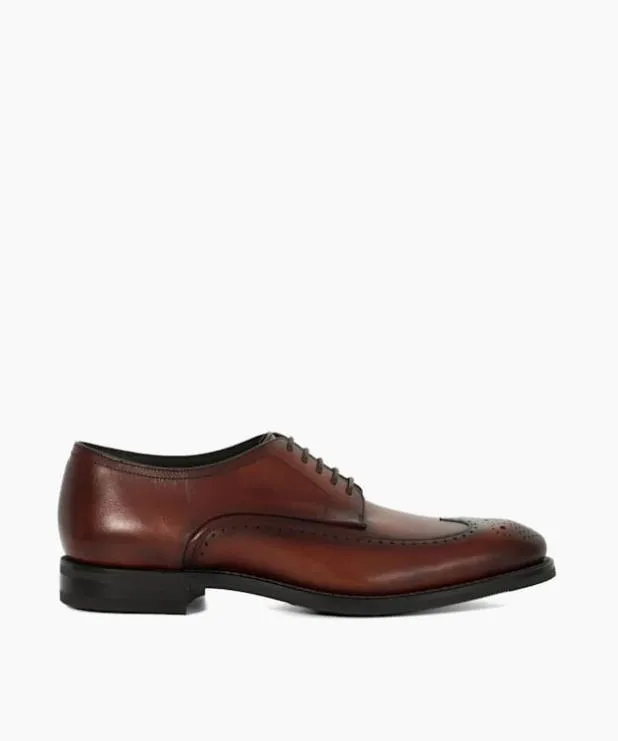 Dune London Brown Shoes Men Loake Leather Lace Up Formal Shoes Brown