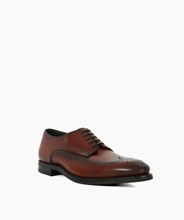 Dune London Brown Shoes Men Loake Leather Lace Up Formal Shoes Brown