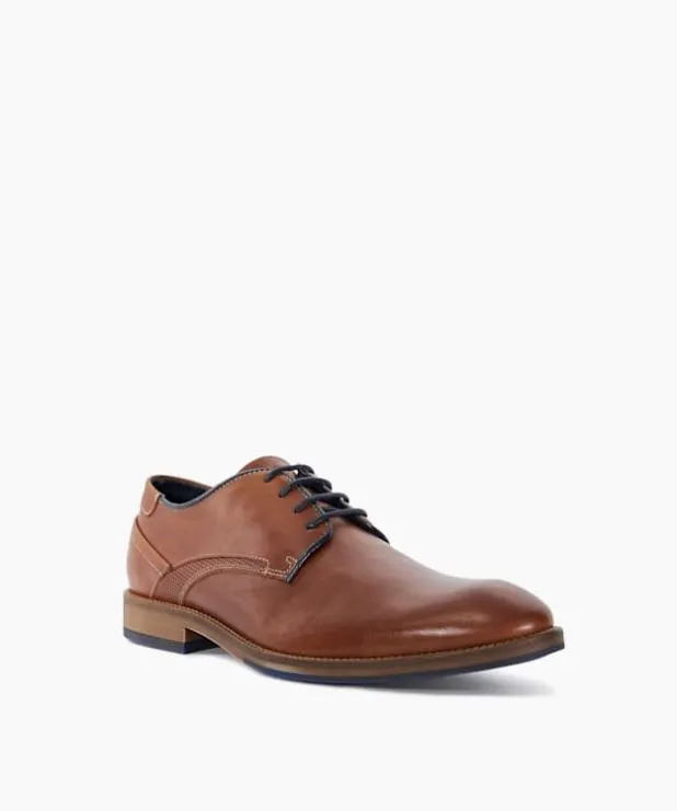 Dune London Casual Shoes Men Leather Gibson Brown