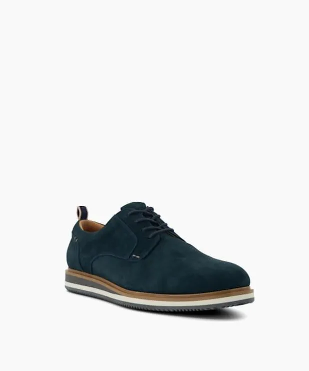 Dune London Casual Shoes Men Nubuck Hybrid Shoes Blue