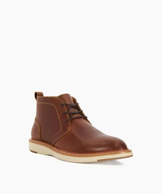 Dune London Chukka Boots Men Wedge Sole Chukka Boots Brown
