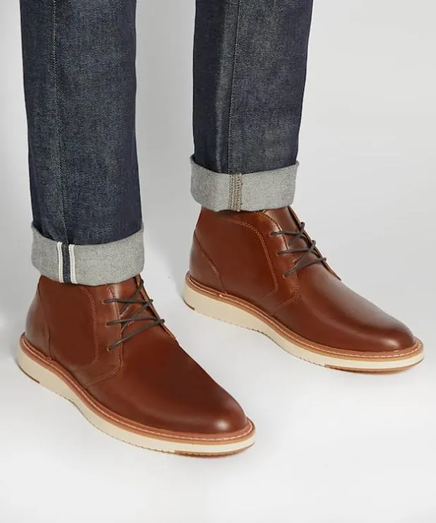 Dune London Chukka Boots Men Wedge Sole Chukka Boots Brown