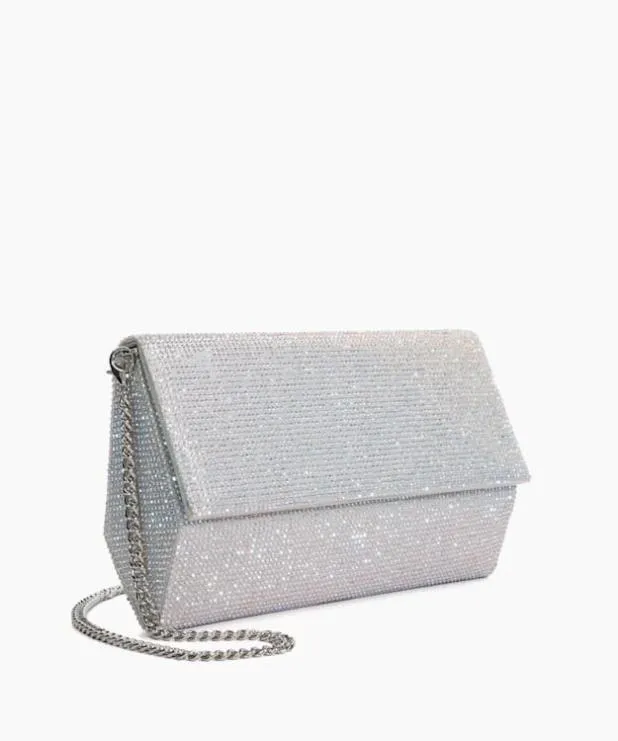 Dune London Clutch Bags Women Sparkly Box Clutch Metallic