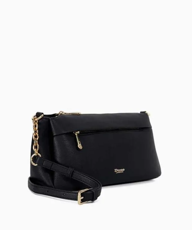 Dune London Crossbody Bags Women Chain Strap Shoulder Bag Black