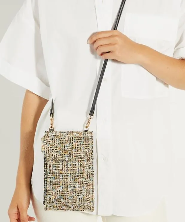 Dune London Crossbody Bags Women Press Stud Cross Body Phone Case Multi