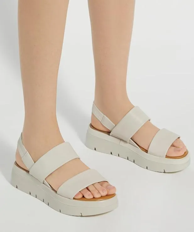 Dune London Flat Sandals Women Padded Flatform Sandals Neutral