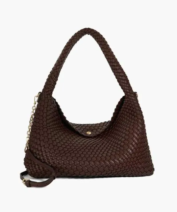 Dune London Handbags Women Woven Shoulder Bag Brown