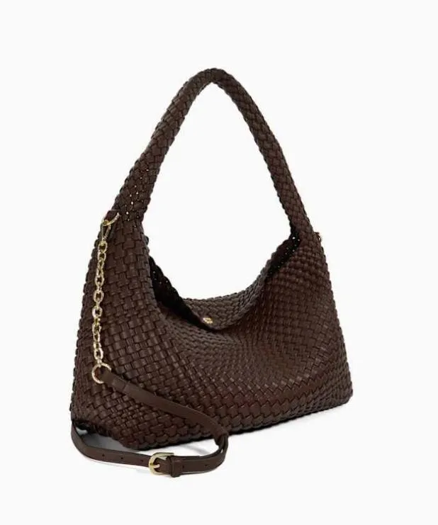 Dune London Handbags Women Woven Shoulder Bag Brown