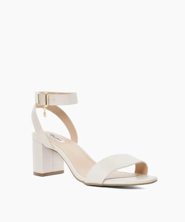Dune London Heeled Sandals Women Wide Fit Mid Block Heel Sandals Neutral
