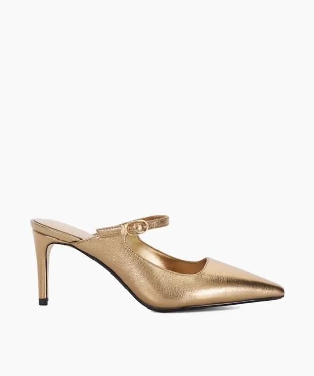 Dune London Heels Women Stiletto Heel Slip On Metallic