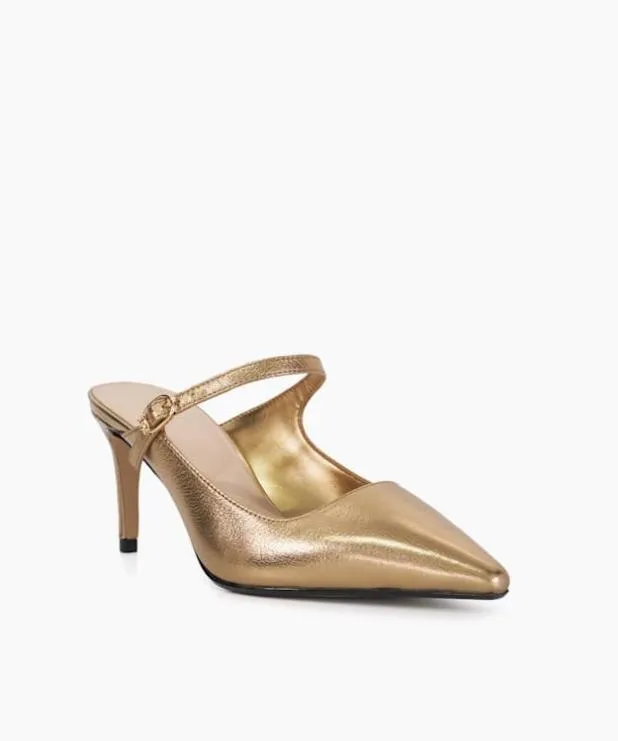 Dune London Heels Women Stiletto Heel Slip On Metallic