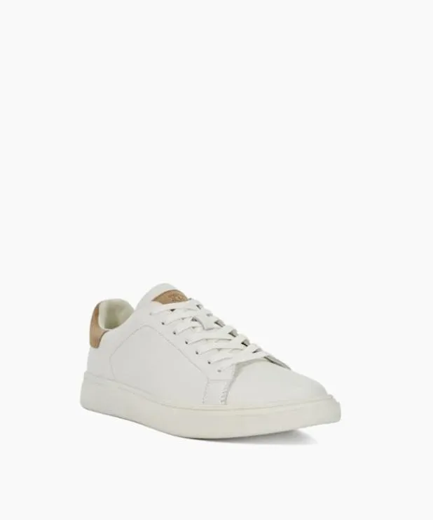 Dune London Trainers Men Lace Up Trainers White