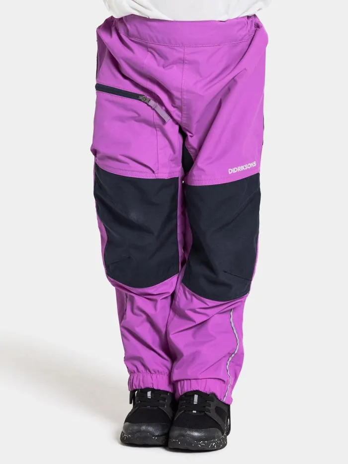 Dusk Kids039 Pants 5 Tulip Purple Kids Didriksons Waterproof Trousers