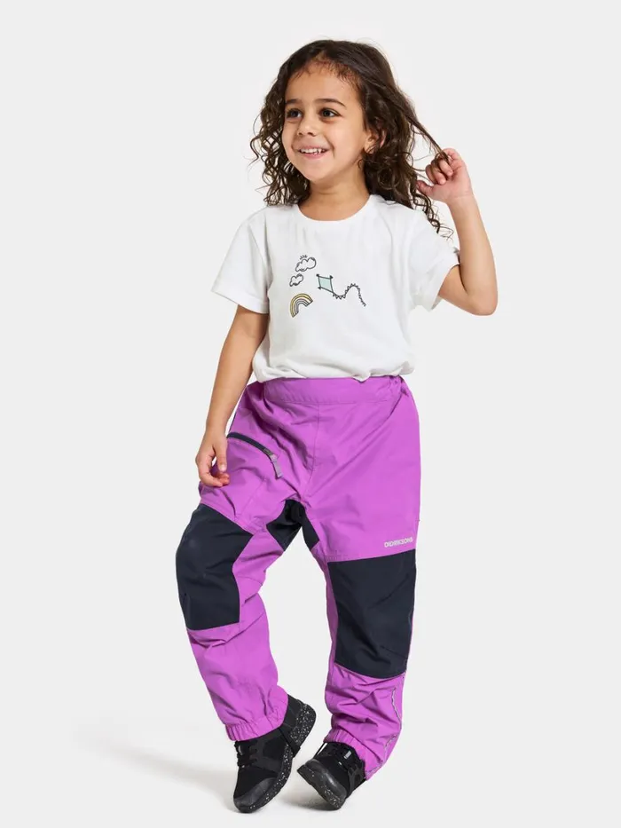 Dusk Kids039 Pants 5 Tulip Purple Kids Didriksons Waterproof Trousers