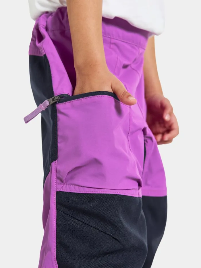 Dusk Kids039 Pants 5 Tulip Purple Kids Didriksons Waterproof Trousers