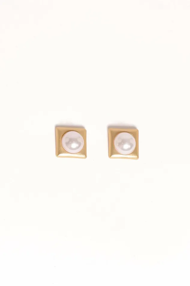 Earrings Kimmy Pearl Earrings Gold 8211 Petal and Pup Women